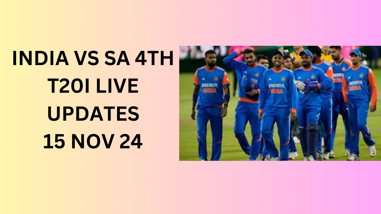 India Vs SA 4th T20I Live Updates